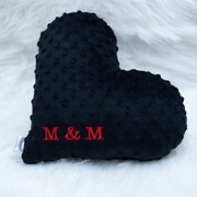 Personalizowana poduszka serce z haftem