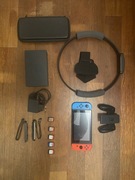 Nintendo Switch – pierwsza wersja + gry + Ring Fit + akcesoria