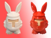 Zestaw 2x Podstawka Kieliszek na Jajko Zając Rycerz Wielkanoc RÓŻNE KOLORY