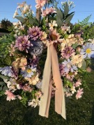 Wianek na drzwi wejściowe dekoracja drzwi wejściowych ozdoba wiosenna 