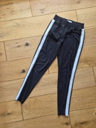 Getry legginsy damskie czarne długie z lampasami Reserved S