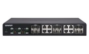 QNAP QSW-1208-8C 10GbE - 12 ports (8x SFP+, 4x RJ45),stan bdb