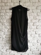 Pepe Jeans XS/S CZARNA LEKKA SUKIENKA DWUWARSTWOWA
