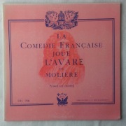 MOLIERE, Skąpiec - L'AVARE, załączony tekst drukowany