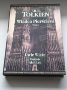 J.R.R Tolkien władca pierścieni tom 2 dwie wieże ilustracje Alan Lee 