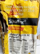 OKAZJA 250zł 1 DZIEŃ!!! Silikony SIKAFLEX Koloru beżowego 