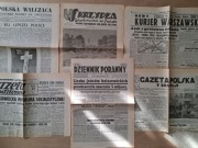 DZIENNIK PORANNY, GAZETA CODZIENNA, KURIER WARSZAWSKI i inne / 1940-44