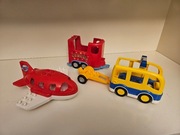 Lego duplo pojazdy - 4 sztuki. Wszystko co na zdjęciach