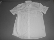 Koszula biała, r. 164, chłopięca, męska, krótki rękaw - NOWA