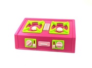 zabawkowa kuchenka z pokrętłami