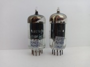 RCA 12AU7 ECC82 black long 50' square getter, para