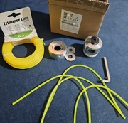 Aluminiowa głowica do kosy, kosiarki spalinowej, + żyłka 2.4 15m uniwersal