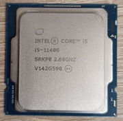 Intel Core i5-11400 (6C/12T) 2.6–4.4 GHz, 12 MB cache, LGA1200 – sprawny