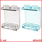 LEGO 87552 PANEL 1x2x2 jasny niebieski biały przezroczysty trans - 1 szt
