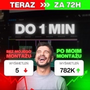 Montaż wideo, które przyciąga uwagę (do 1 min) – Reels / TikTok / Insta