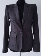 Grafitowa klasyczna marynarka żakiet Mango 38 M