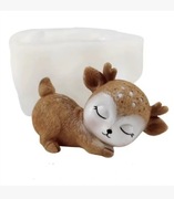 JELONEK Śpiący forma silikonowa 7.7*4.3*4.8 do Odlewów Świec Mydła Musów 