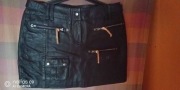 Spódnica z grubej skóry