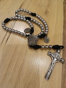 Różaniec paracord stał nierdzewna 10mm wojowniczy