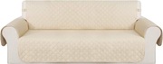 Pokrowiec Deconovo na sofę 3-osobową beżowy