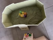 składana wanienka dla niemowląt i małych dzieci, dostępna w zestawach z akc