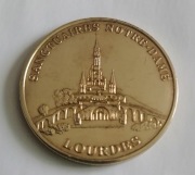 Medal Sanktuarium Matki Bożej w Lourdes 