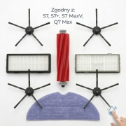 Zestaw akcesoriów do Roborock S7 S7+ S7 MaxV S8 Filtr Szczotki Mop