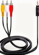 Adapter Audio -Video wtyczka Jack 3.5mm do 3 RCA 