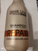 Szampon do włosów z jedwabiem Sleek Line Reparir