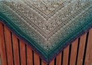 Chusta szydełkiem robiona 