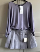 Vicolo Len z bawełną Świetna spódnica całoroczna włoska mini-mini