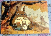 Nowe puzzle A5 24 elementy Mój sąsiad Totoro prezent dla fana manga anime