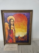 Obraz: "Anioł nad Krakowem"Autor: Alicja Ressa"