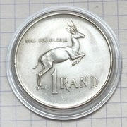 #3097 RPA 1 rand 1966  srebro piękna 