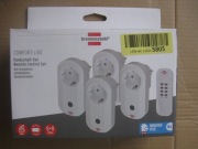 Zestaw 4 gniazd sterowanych pilotem radiowym Brennenstuhl