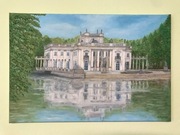 Obraz olejny Pałac łazienki 40x60