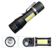 Mini przenośna latarka Cob