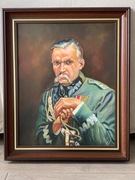 Iwan Maliński kopia portretu Józefa Piłsudskiego autorstwa Kossaka