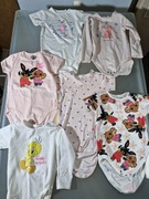 Super Zestaw Tylko Markowe Body Dziecięce 80-86 Jak Nowe H&M 6 szt. 