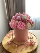 Flowerbox, prezent dla niej, kwiaty sojowe