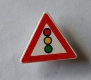 Lego 892pb002 znak drogowy Sygnalizacja świetlna 6427