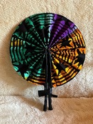 Afrykański ręcznie robiony wachlarz z Ghany