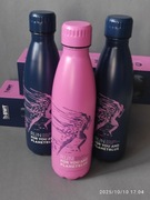 3x Butelka BWT (zestaw 3szt.) termiczna metalowa termos NOWA (granat / róż)