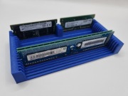 Organizer na RAM 15x DIMM + 6x SODIMM druk 3D PLA/PETG