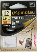 Haczyki z przyponami Kamatsu Tomaru Feeder 12/0,14mm
