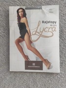 Rajstopy 15 den lycra szare nowe rozm. 3