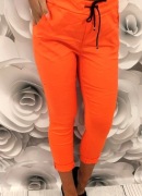 ELASTYCZNE SPODNIE  pomarańczowe 48--50-52-54- plus size --,2xl.3xl,4xl,