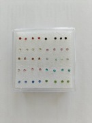 Urocze malutkie kolczyki sztyfty 20 par!