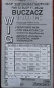 Buczacz mapa WIG reedycja
