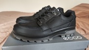 Ecco Rugged Track wodoodporne czarne skórzane buty rozm 44 